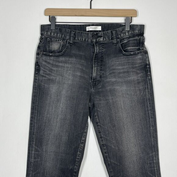 Moussy Vintage Ankle Fray Jeans Women's Size 30 Westcliffe Skinny Light Black - Picture 3 of 9